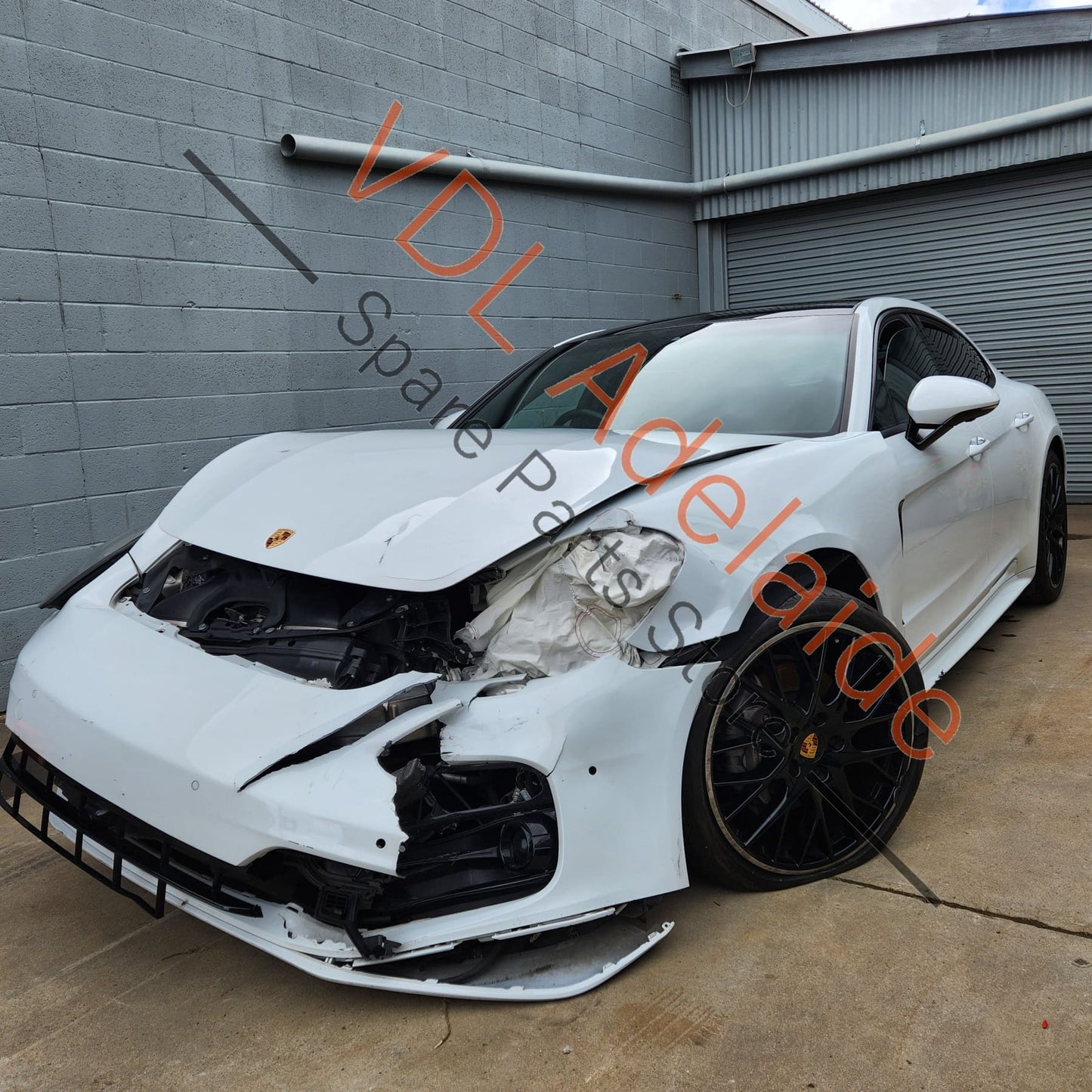 971853290B 971853290D 971853290 Porsche Panamera 971 Right Rear Door Exterior B Pillar Trim Moulding Gloss Black 971853290