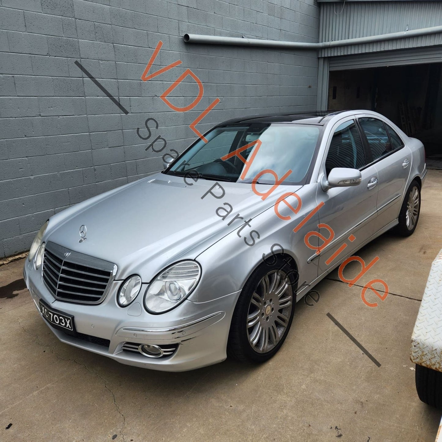 A2116805635 Mercedes W211 E Class Right Front Door Sill Scuff Panel Trim A2116805635