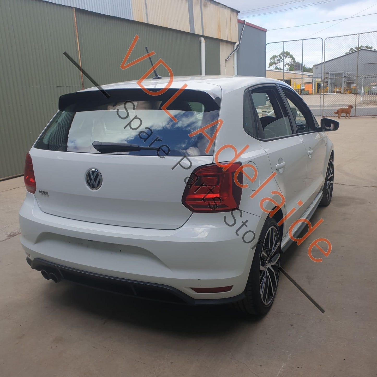 VW Polo 6R Rear Bumper Bracket Guide Profile Right 6C6807394B