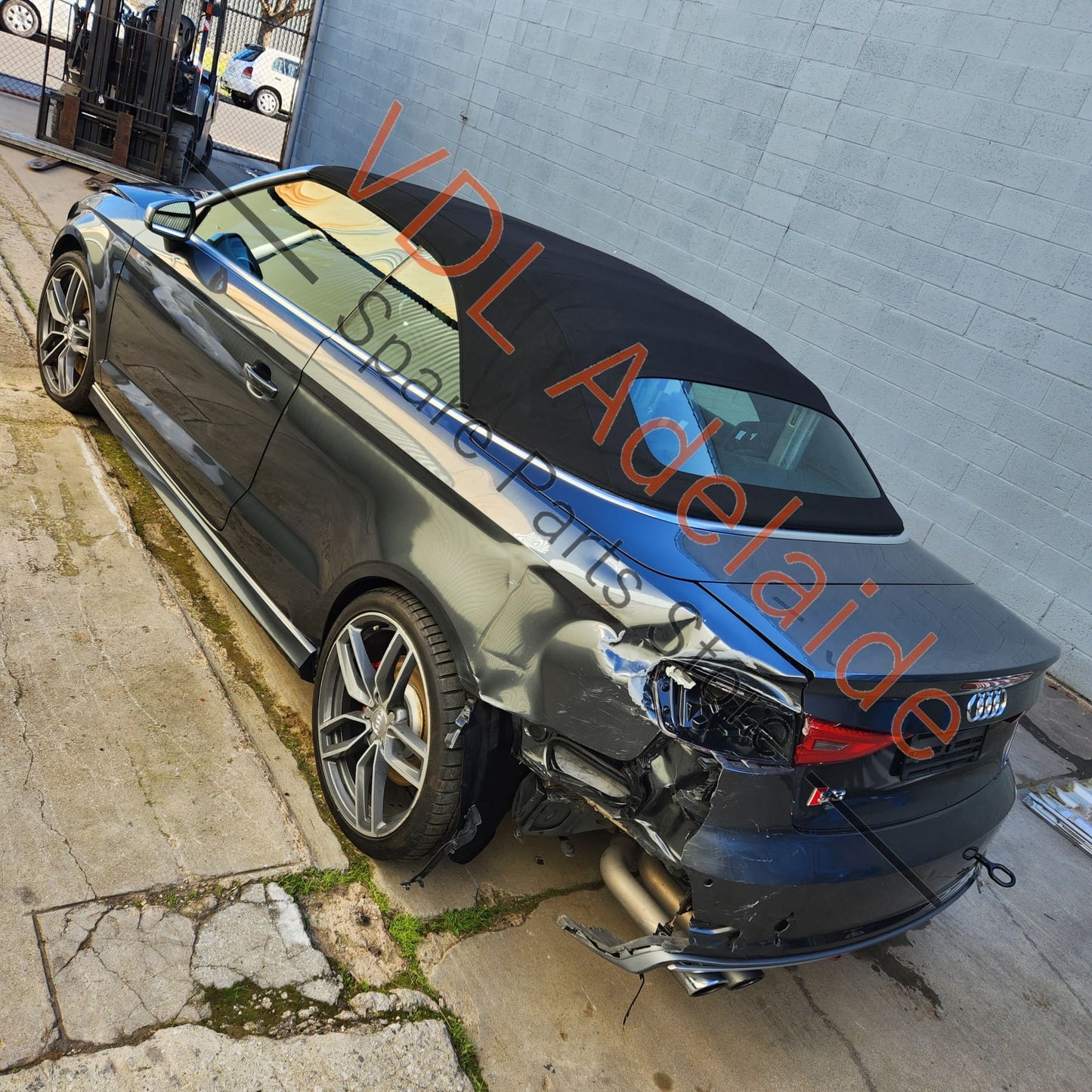 8V7857551A24A Audi Left Side Interior Sun Visor for Convertible Cabrio 8V7857551A 24A