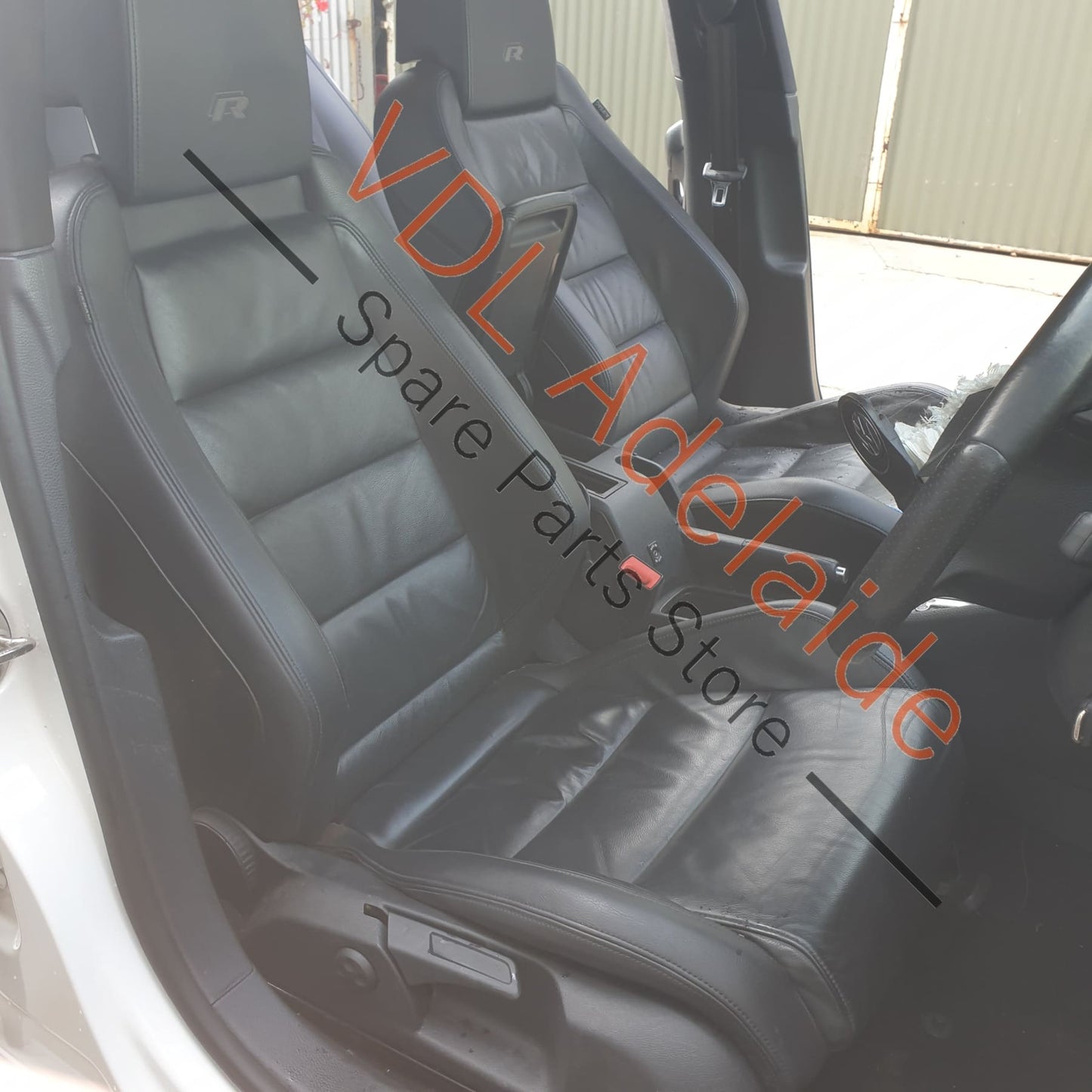 VW Golf R / Gti MK6 Black Leather Front Right Drivers Seat with Heating