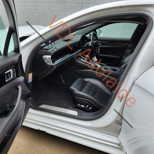 971857716G 971857716GV08 Porsche Panamera Left Side Dashboard Chrome Insert Trim Molding 971857716G For RHD models