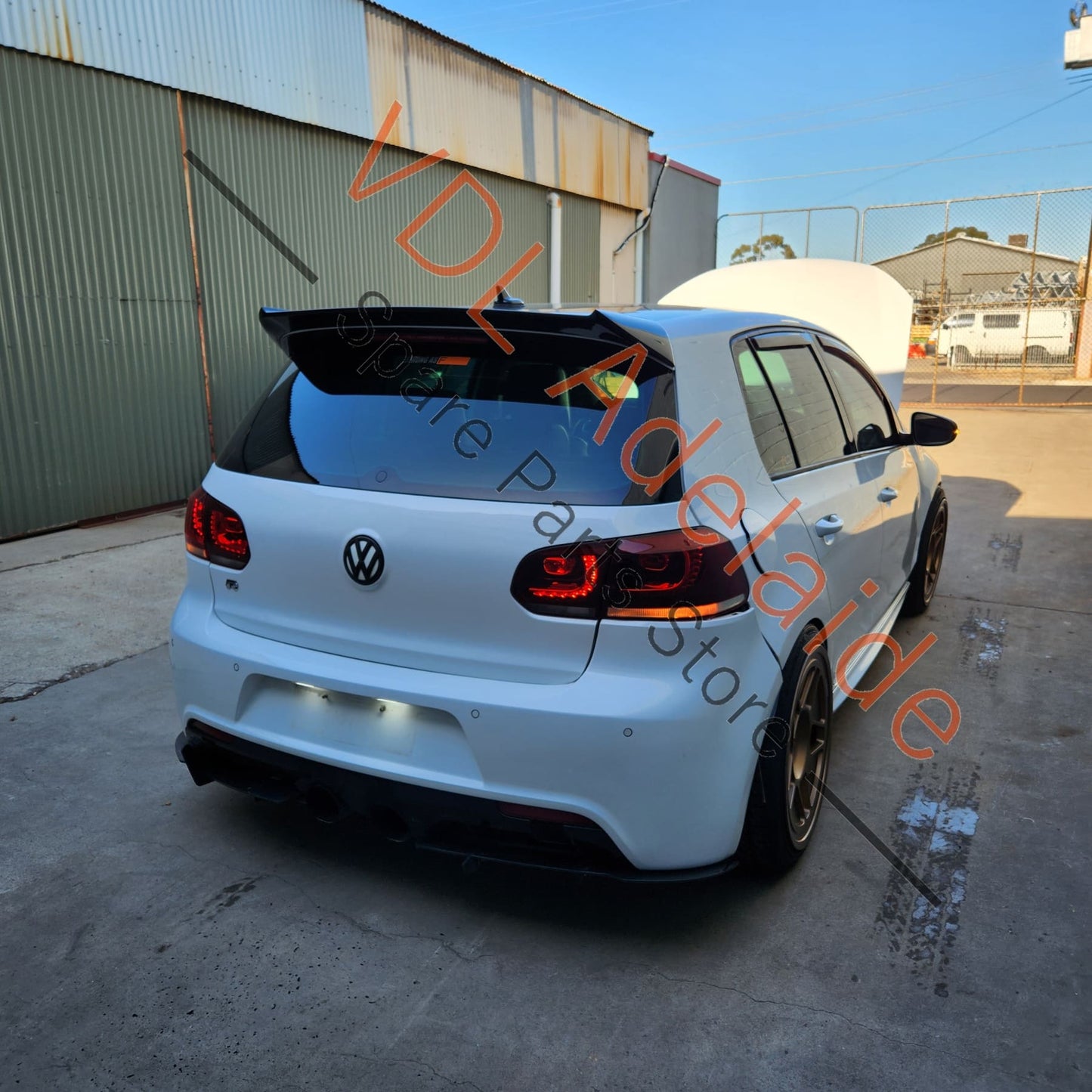 VW Golf R Gti MK6 Rear Spoiler with Boot Hatch Panel Included