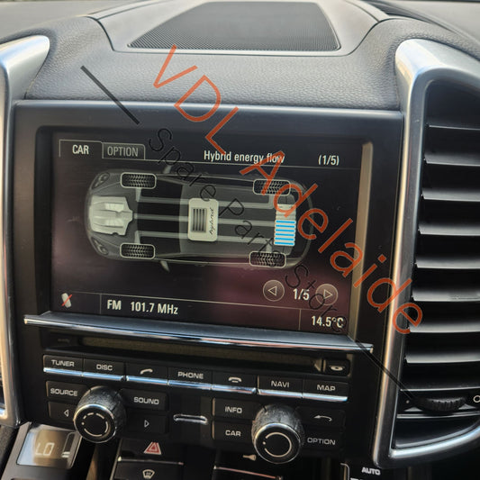 Porsche Cayenne 958 PCM Nav Radio Media Screen Unit Centre Dash Control Module