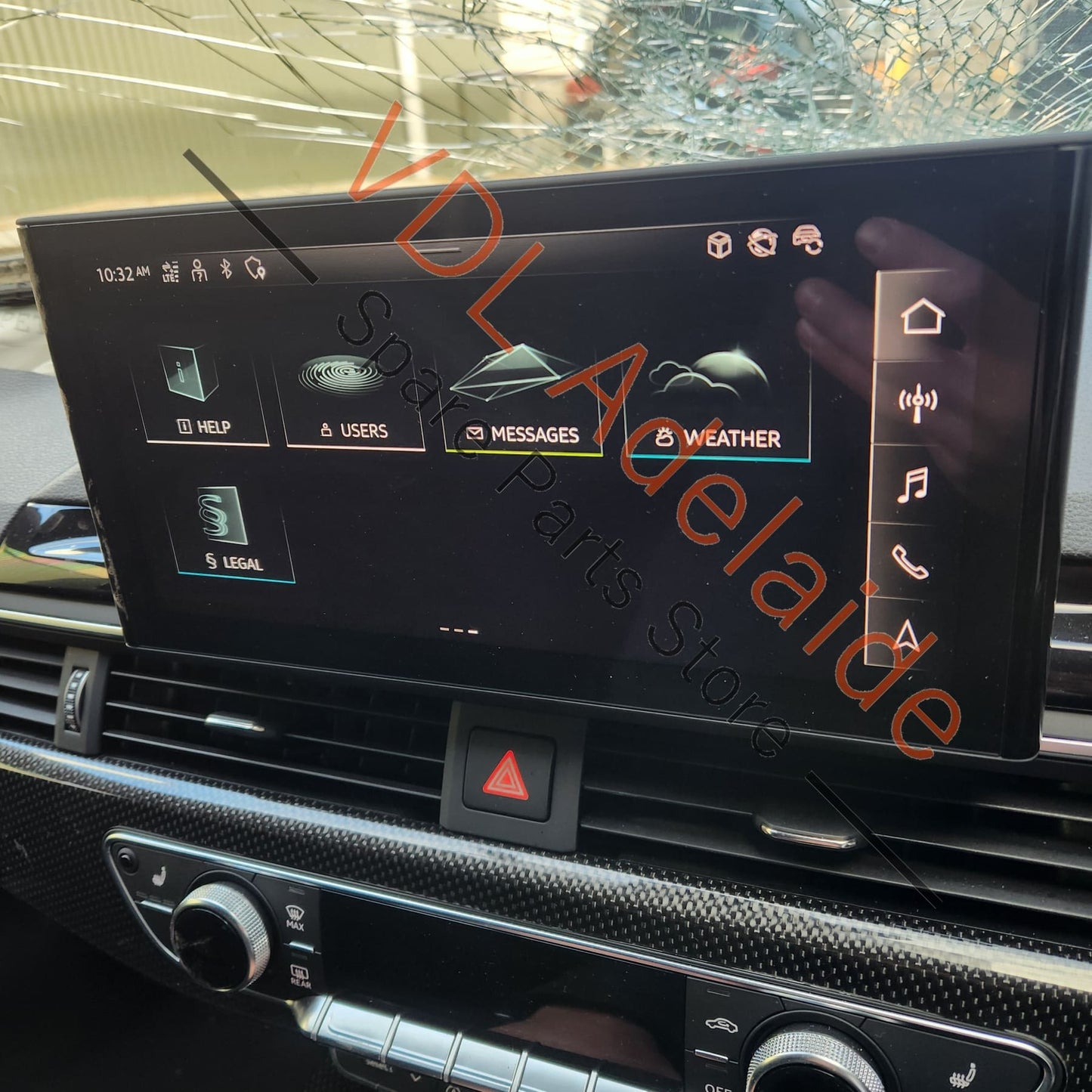8W2919620A 8W2919620 Audi A4 A5 S4 S5 RS4 RS5 B9 10.1 Display Screen MIB 8W2919620A 8W2919620