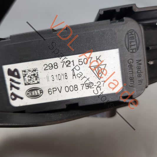 Porsche Panamera 971 Throttle Gas Pedal 298721507K 298721507K