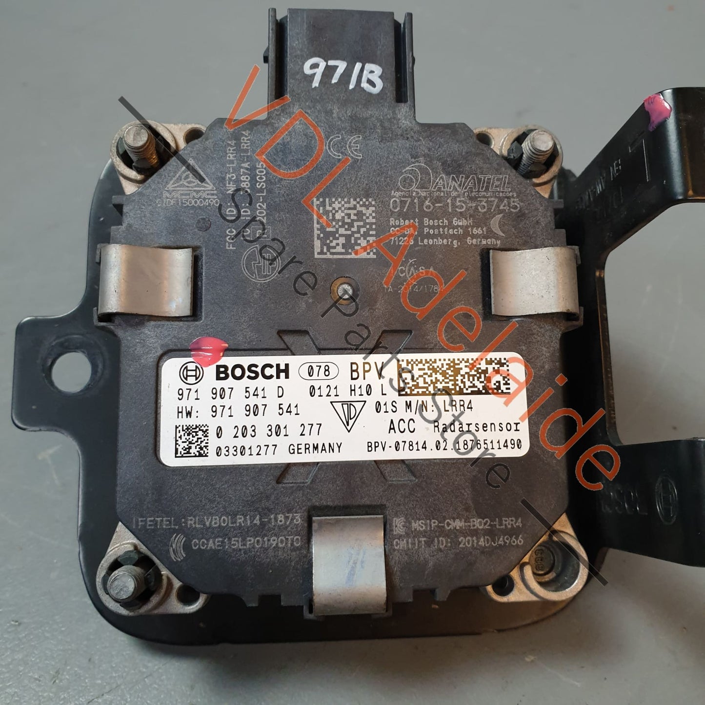 Porsche Panamera 971 Cruise Control Distance Radar Sensor Slave Left 971907541D 971907541J 971907541D 971907541J 971907541C 971907541C 971907541B 971907541A