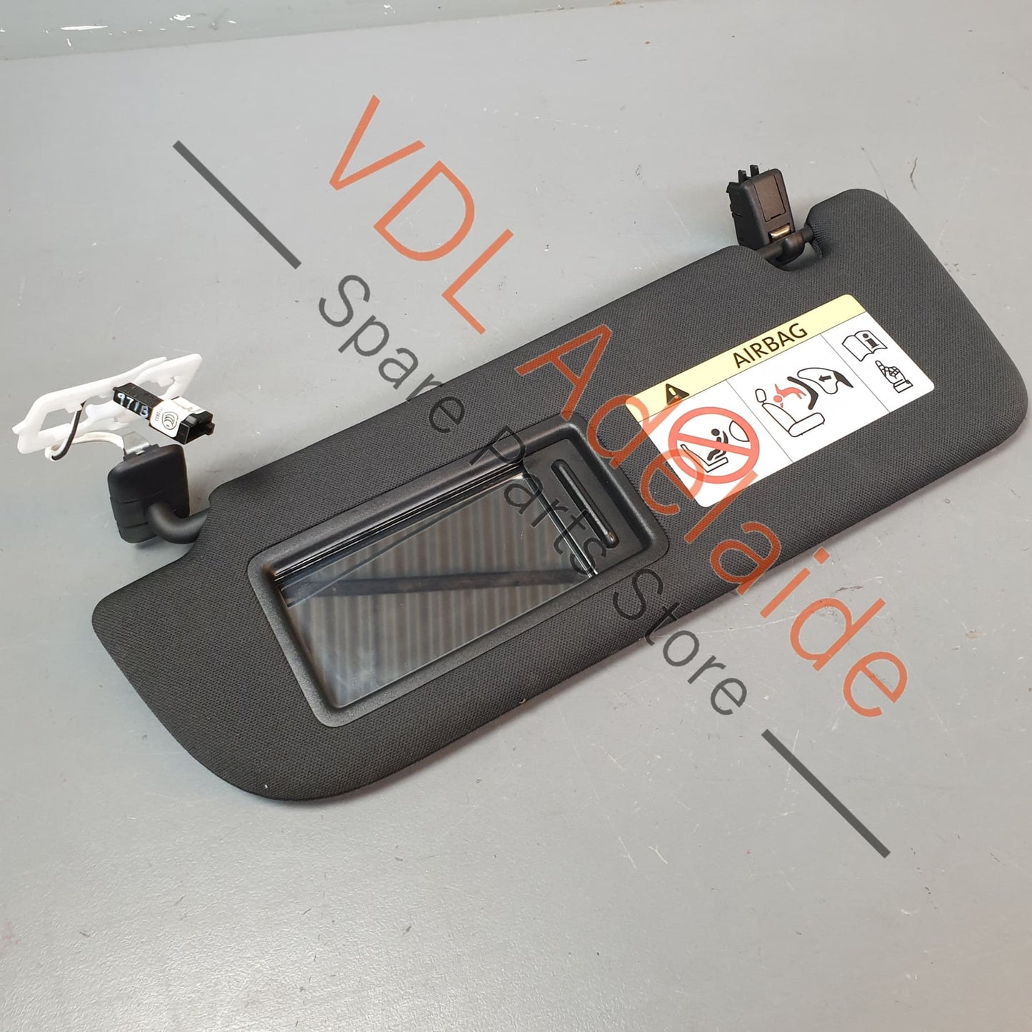 Porsche Panamera 971 Left Side Sun Visor Black 971857551P 971857551P 971857551AB 971857551ABOL4 971857551ABOL4