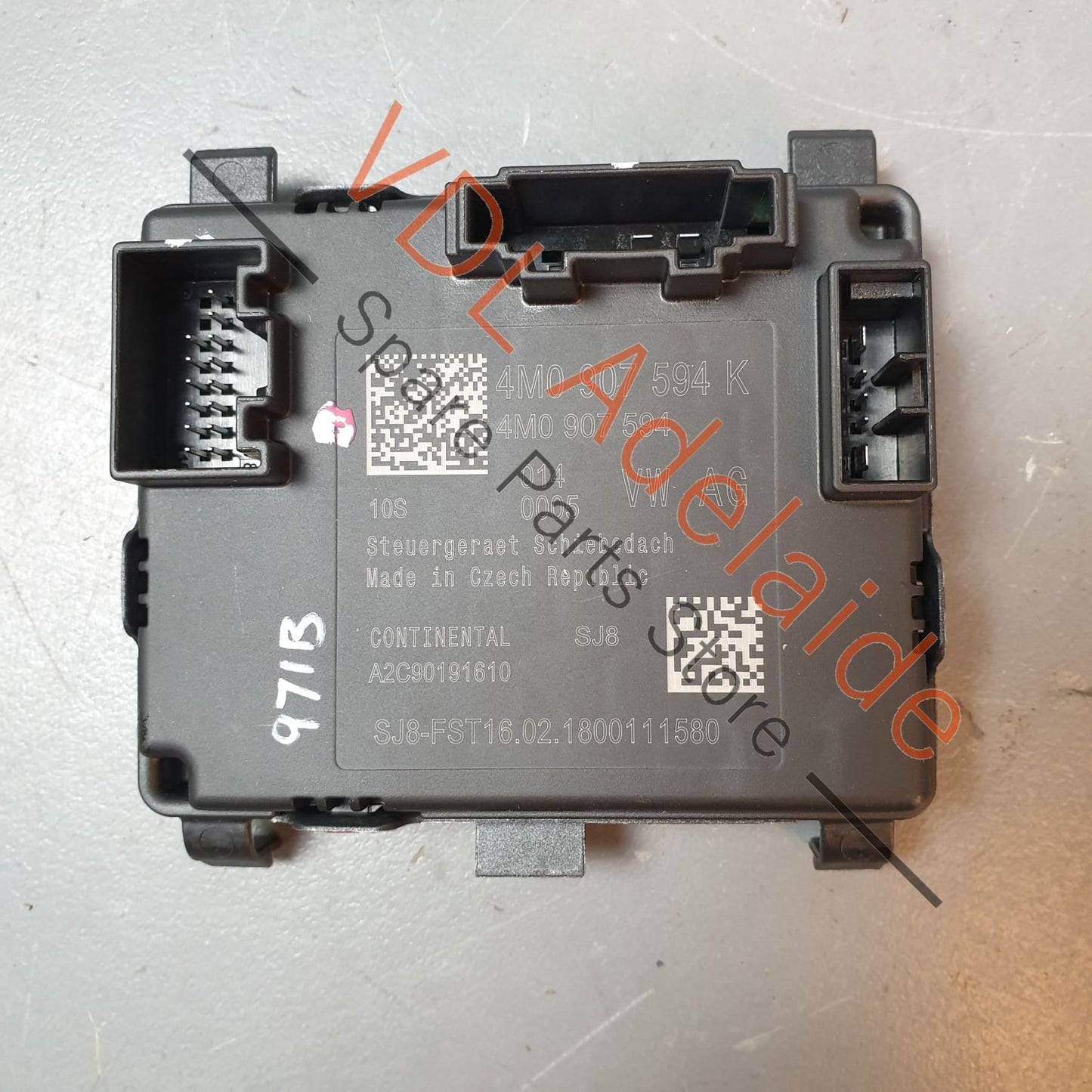 Porsche Panamera 971 Glass Sliding Roof Control Unit Rear 9A790759100 4M0907591K 9A7907591 9A7907591