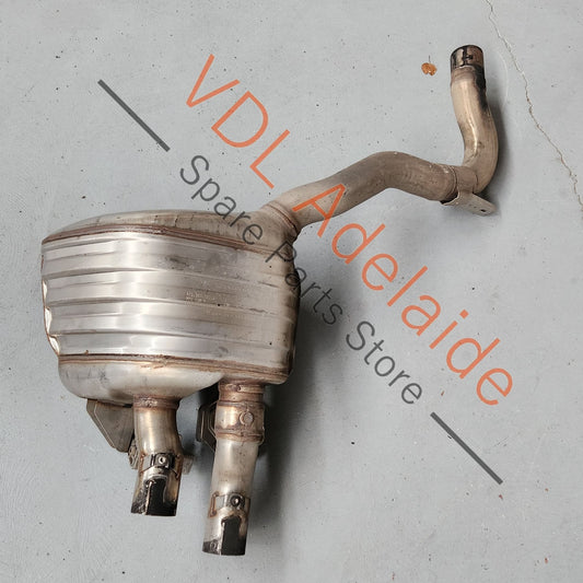 Porsche Panamera 971 Rear Right Muffler Exhaust 971253608AY 971253608AY 971253608     Pipe will be cut at blue dotted line to save on freight. Contact us if you would prefer to send it un-cut.