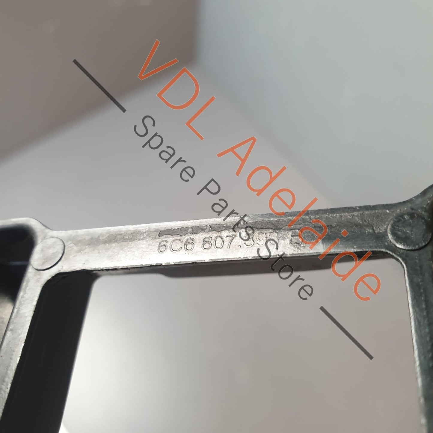 VW Polo 6R Rear Bumper Bracket Guide Profile Left 6C6807393B