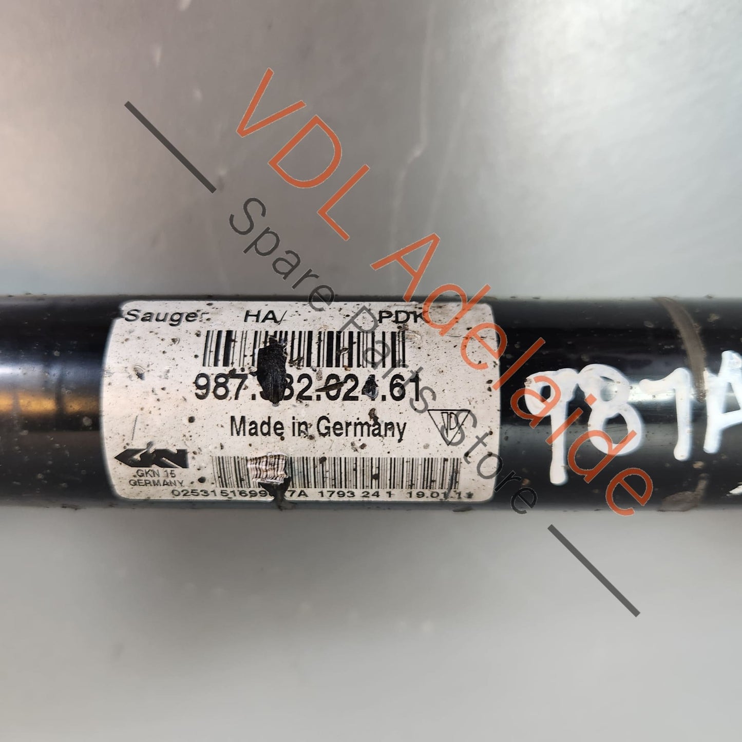 Porsche Cayman R Rear Driveshaft for PDK Auto PR:250