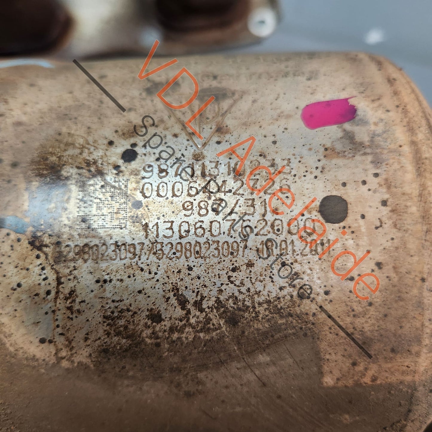 Porsche Cayman R 3.4L Catalytic Converter Exhaust Manifold cyl 1-3 98711310233