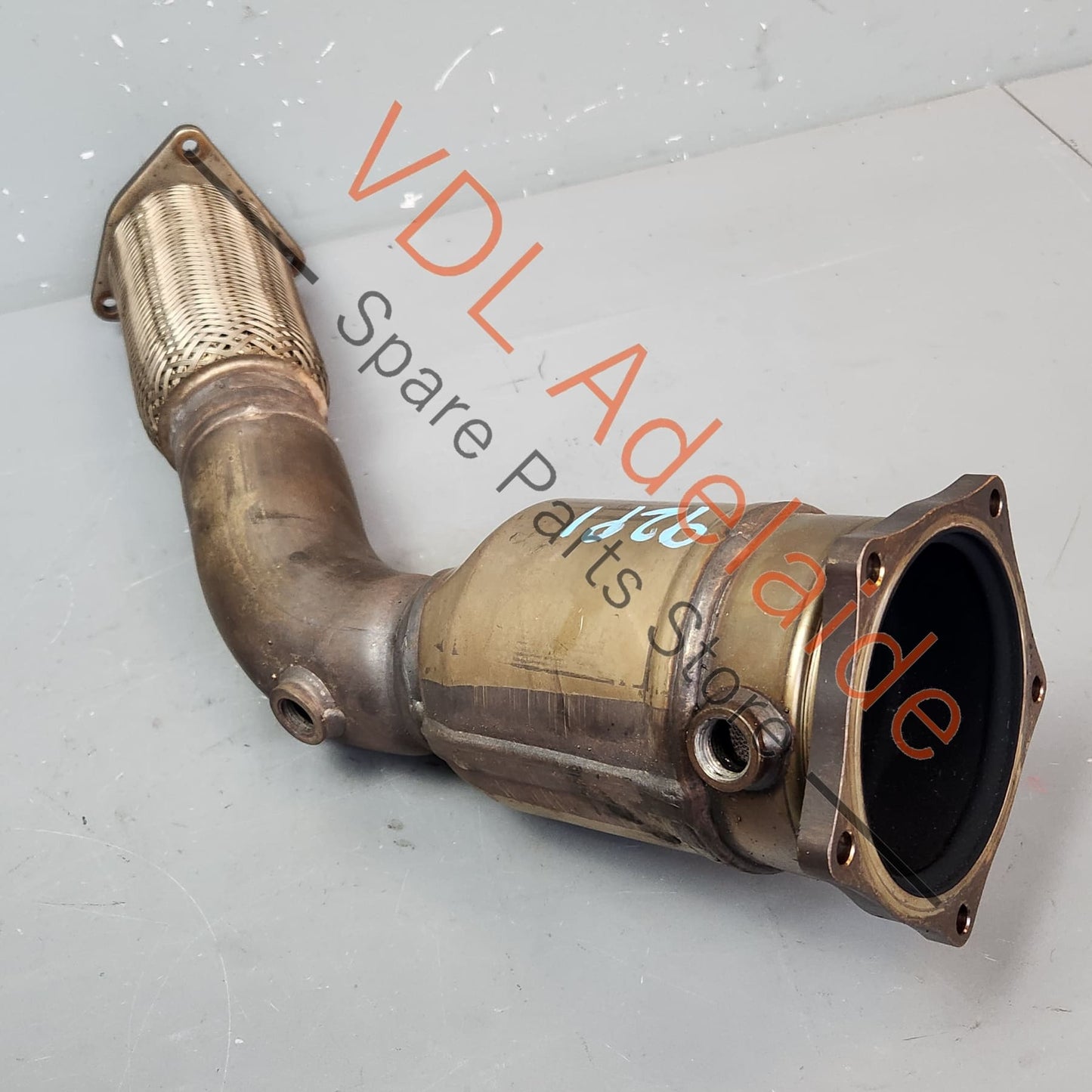 Porsche Cayenne 9PA 955 957 Left Exhaust Pre Cat Catalytic Converter