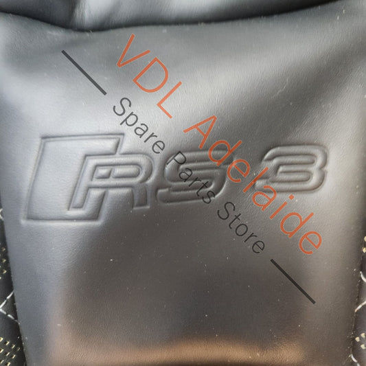 8V4881805SWJC Audi RS3 8V Front Left Seat Backrest Cover Leather Trim for Back