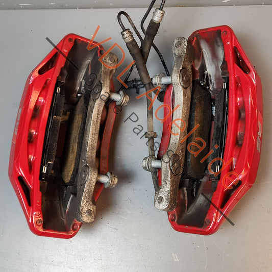 8W0615106FA Audi RS5 F5 B9 Front 6 Piston Brake Caliper Pair Suit 375mm x 36mm Rotor