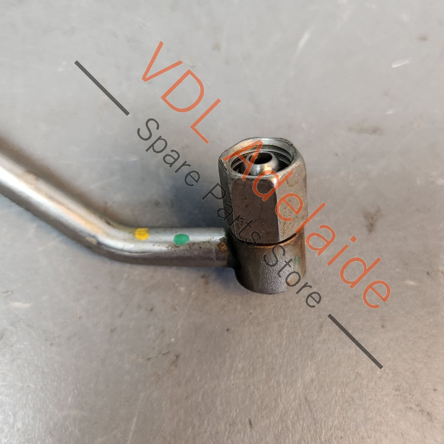 9A111009501 Porsche High Pressure Fuel Line Stainless Steel 9A111009501