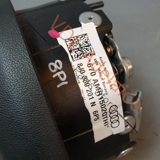 8J0880201N6PS Audi S3 8P Sports Steering Wheel Drivers Airbag 8J0880201N 6PS