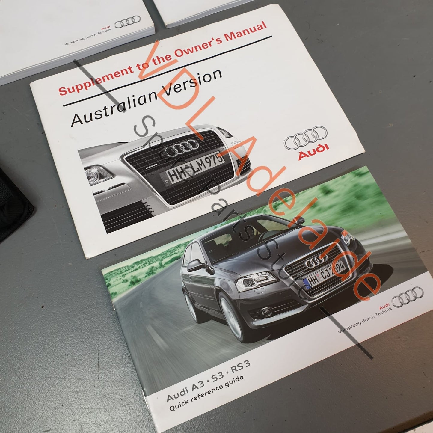 Audi S3 8P Set of Owners Books Manuals (no service book)