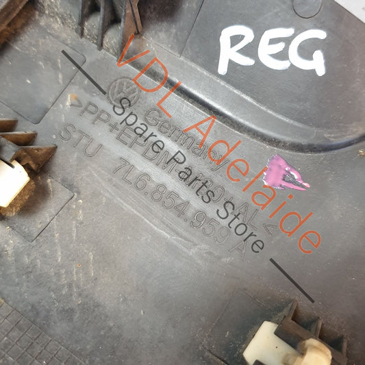 7L6854959A   VW Touareg Front Left Fender Lower Molding Spoiler Trim 7L6854959A