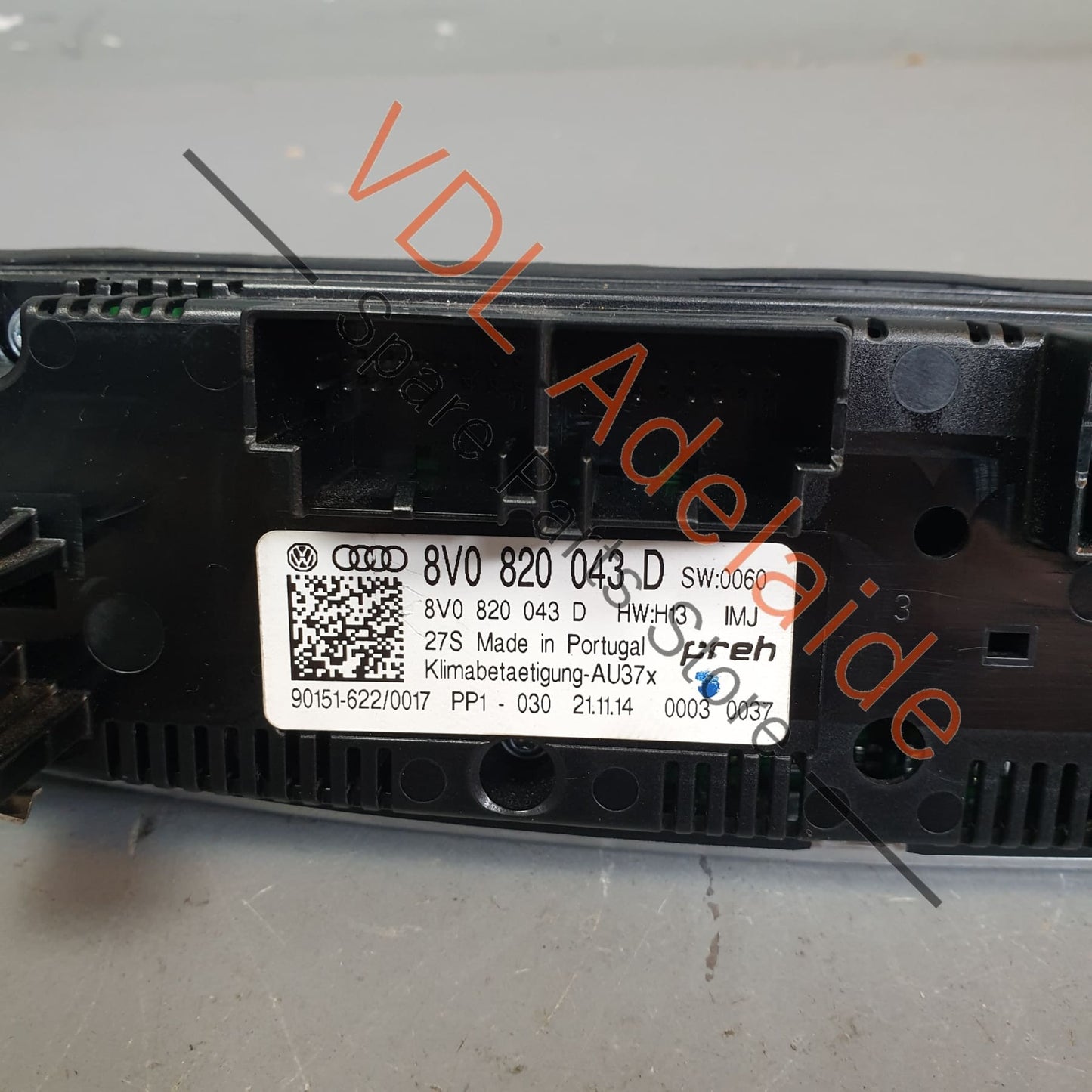 8V0820043D 8V0820043DIMJ Audi S3 8V Air Conditioning Climate Control Switch 8V0820043D IMJ