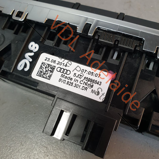 8V0925301DRNV6 8V0925301DR Audi A3 S3 Dashboard Switch 8V0925301DR