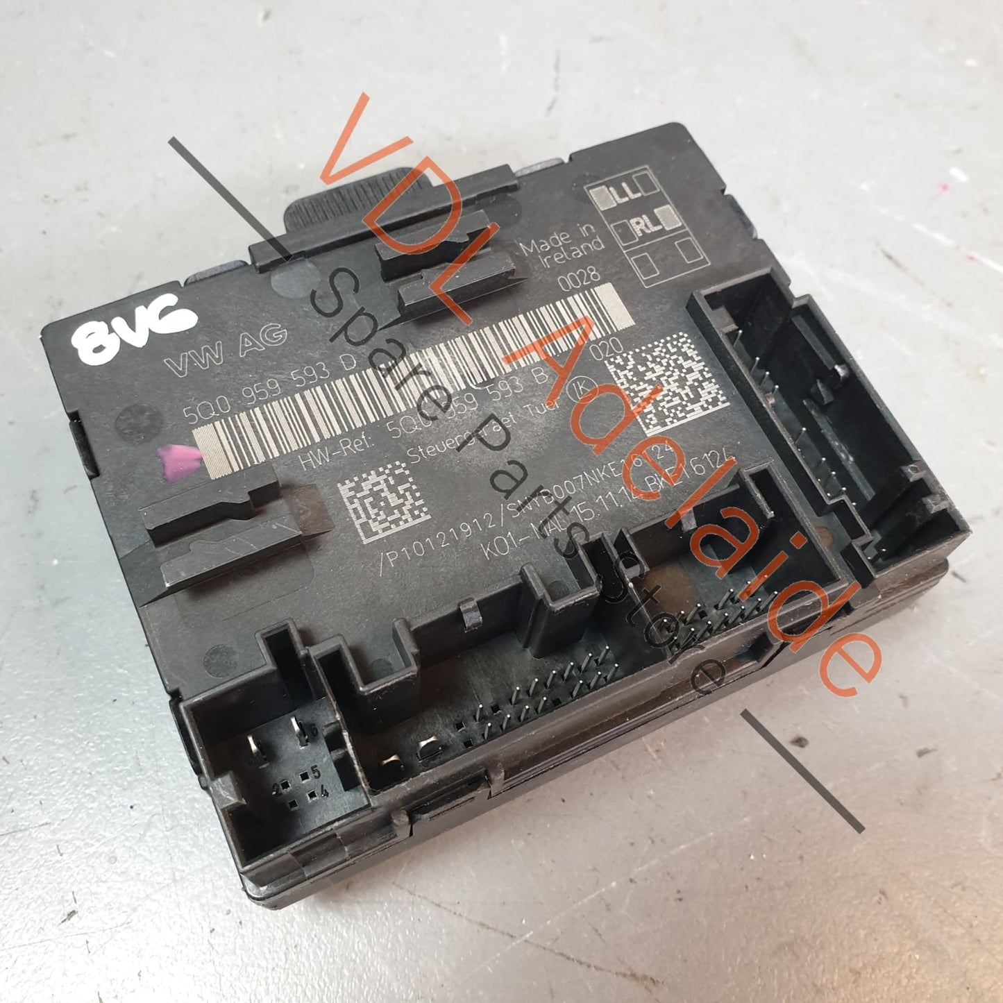 5Q0959593D 5Q0959593B Audi A3 S3 RS3 8V Front Drivers Door Control Unit 5Q0959593D