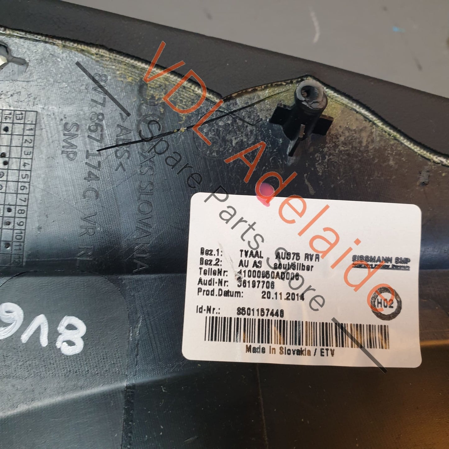 8V7867174DRUI 8V7959522 Audi A3 S3 RS3 Right Side Drivers Leather Interior Trim Arm Rest Door Handle 8V7867174D RUI 8V7959522