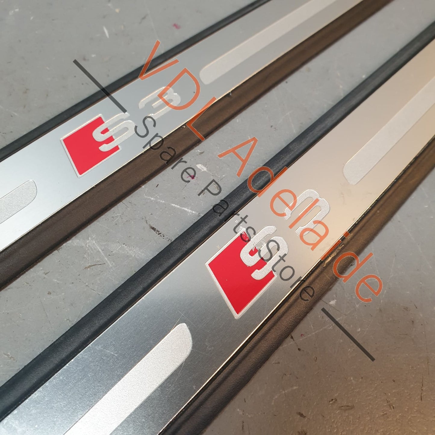 8V3853491D 8V3853491A Pair of Audi S3 8V Door Sill Trim Strip for 2dr Models 8V3853491D 9B9 8V3853491A