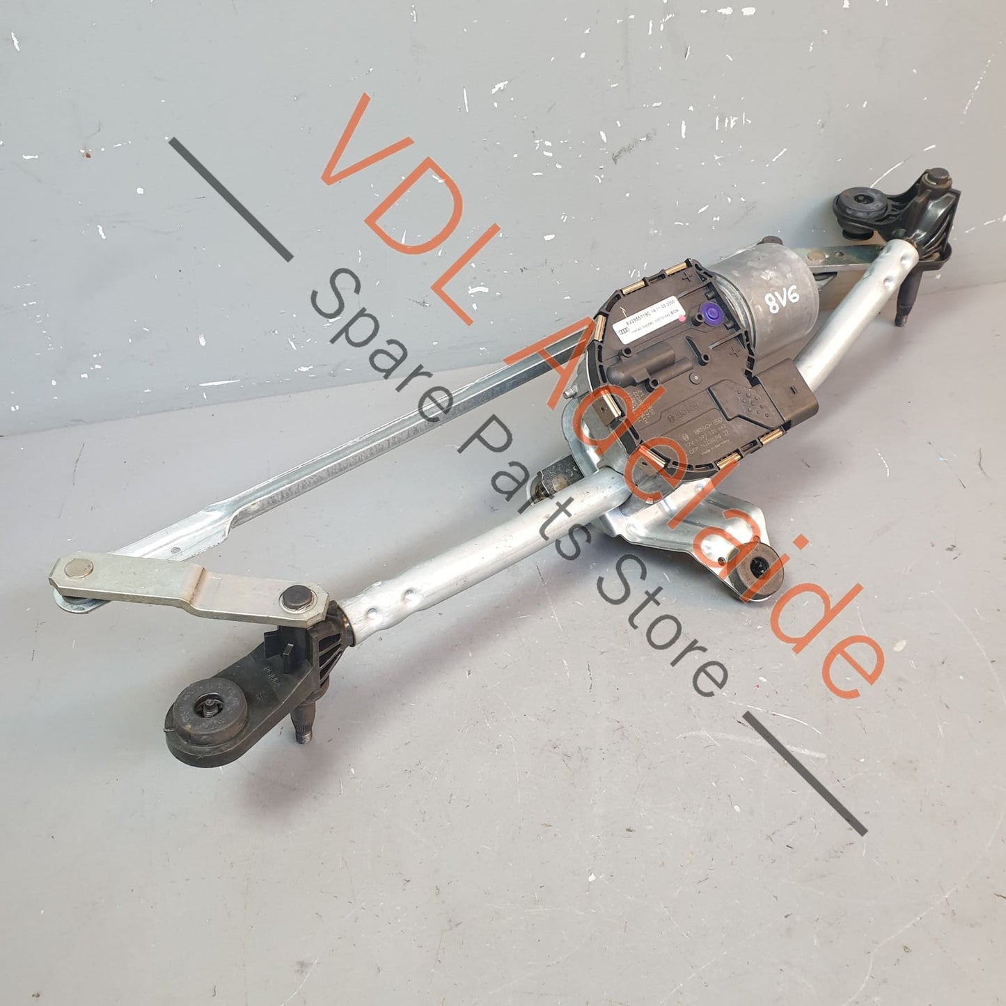 8V2955023C Audi A3 S3 Windscreen Wiper Motor Mechanism Linkages