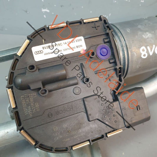 8V2955023C Audi A3 S3 Windscreen Wiper Motor Mechanism Linkages