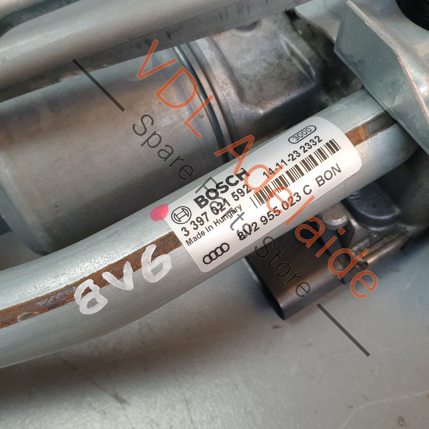 8V2955023C Audi A3 S3 Windscreen Wiper Motor Mechanism Linkages