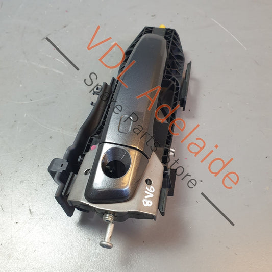 8V0837206A 8V2837880A Audi A3 S3 RS3 Exterior Door Handle With Keyless Entry Sensor Right Front Daytona Grey 8V0837206A 8V0927753