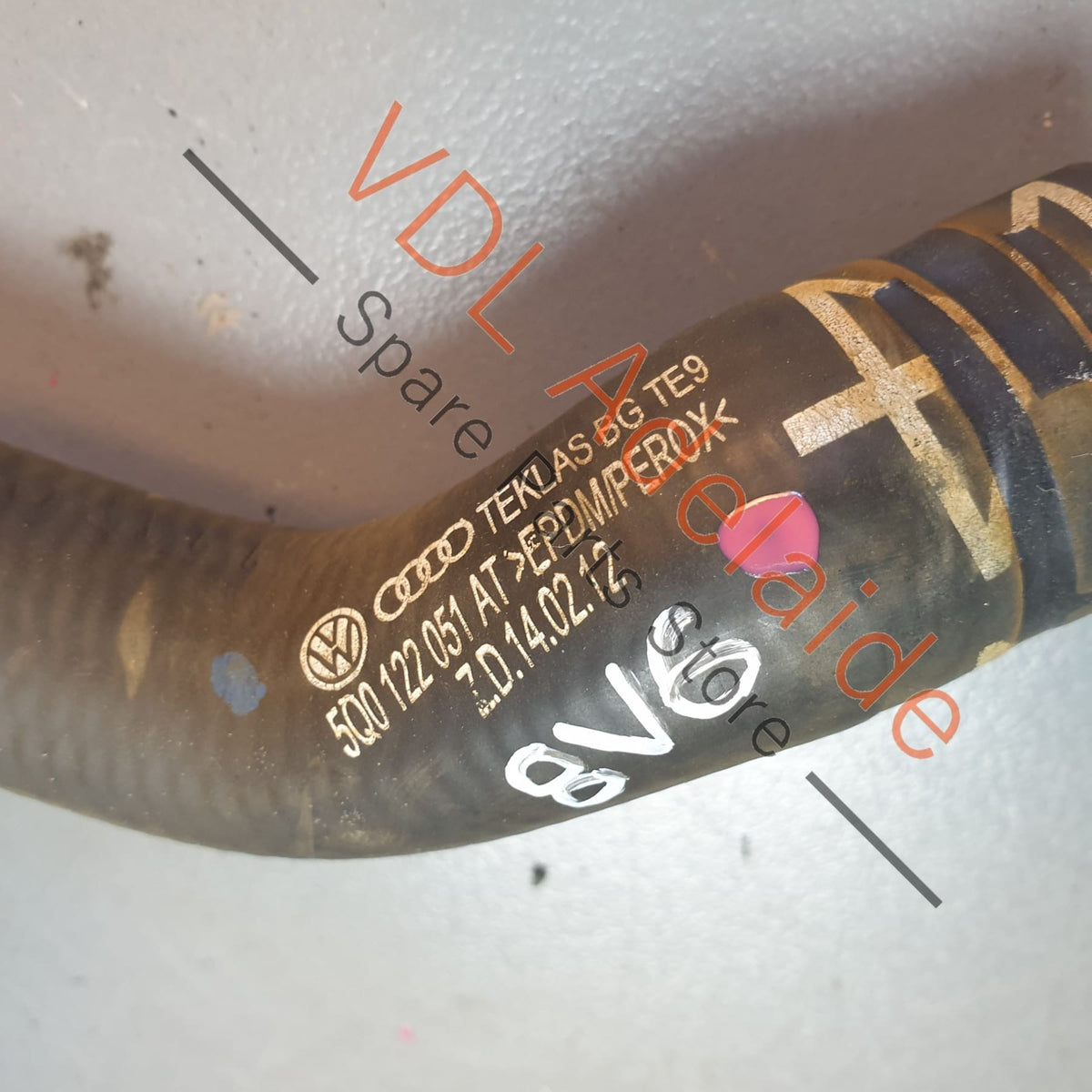 5Q0122051AT Audi A3 S3 RS3 Additional Radiator Cooling Hose Water Pipe 5Q0122051AT