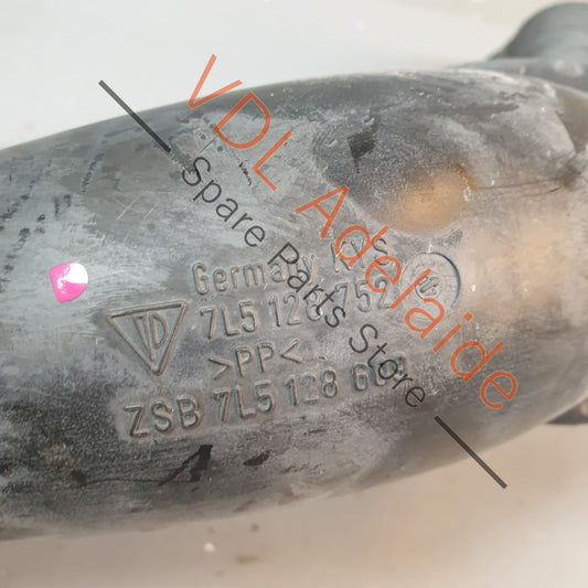 7L5128752 95511010310 Porsche Right Side Air Intake Duct Pipe Tube Hose 7L5128752 95511010310