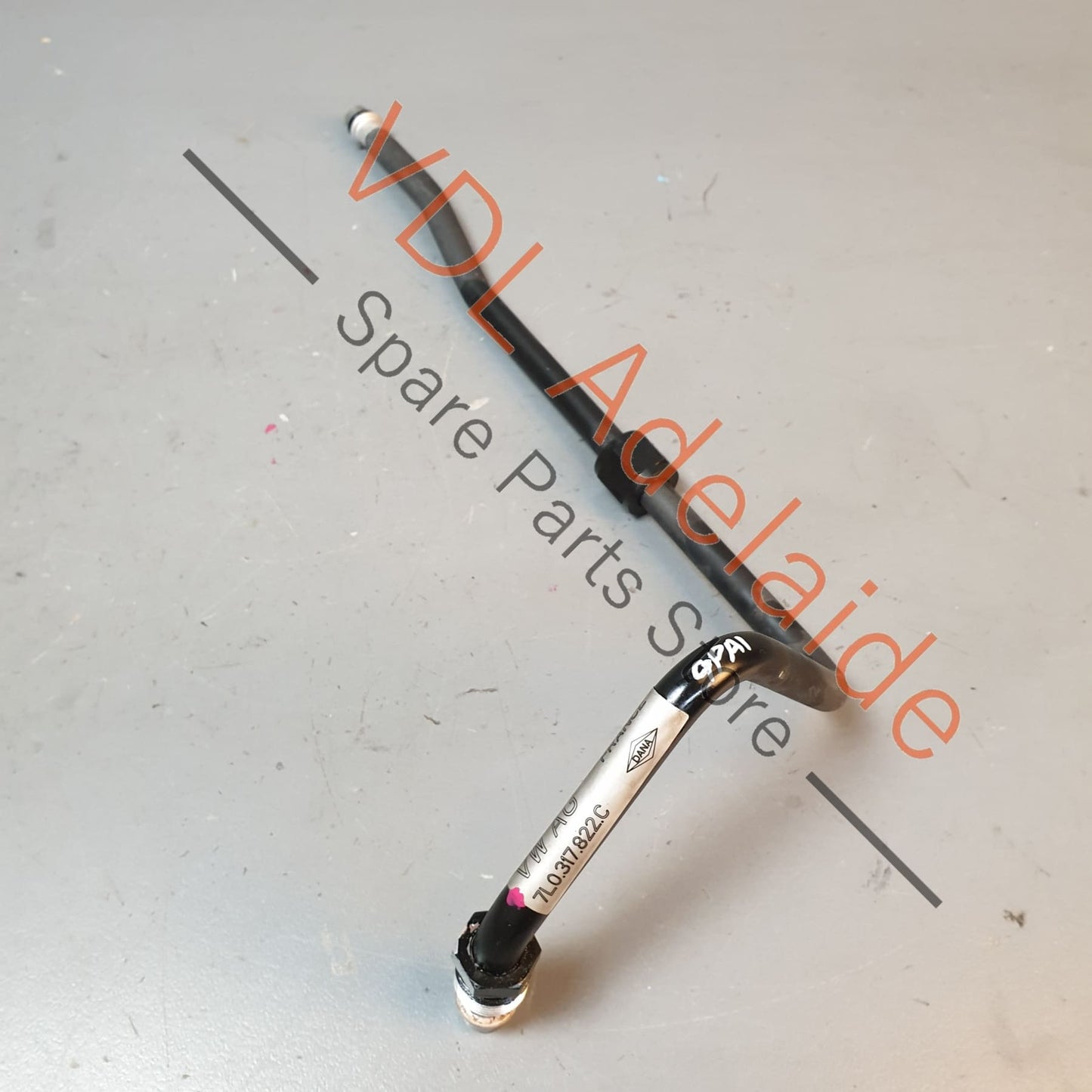 95530717250 7l0317822C Porsche Cayenne Transmission Cooler Return Hose Pipe Line 95530717250 7l0317822C