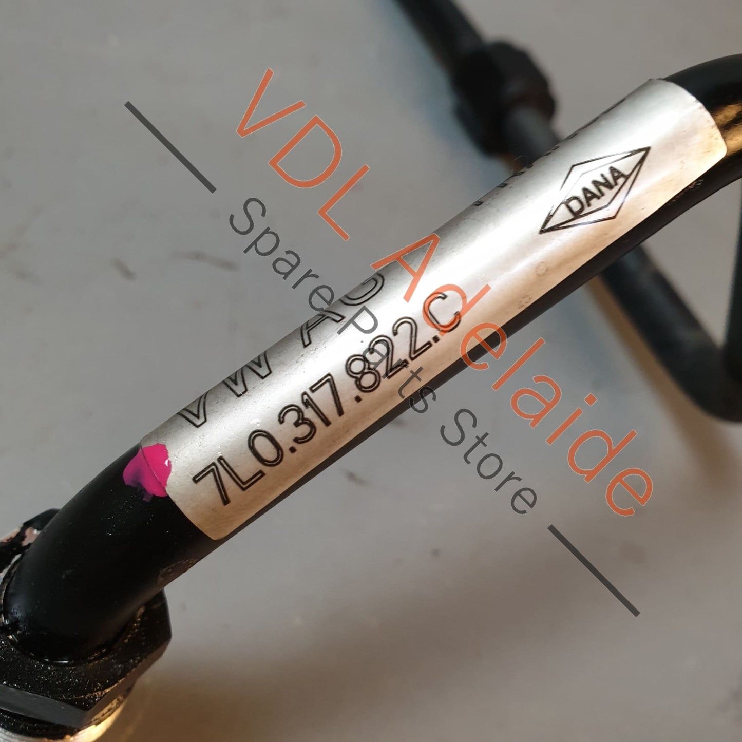 95530717250 7l0317822C Porsche Cayenne Transmission Cooler Return Hose Pipe Line 95530717250 7l0317822C