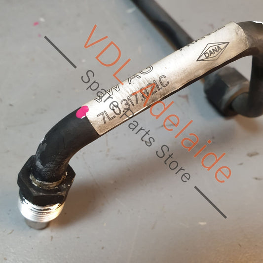 95530717150 7L0317821C Porsche Cayenne Transmission Cooler Feed Hose Pipe Line 95530717150 7l0317821C