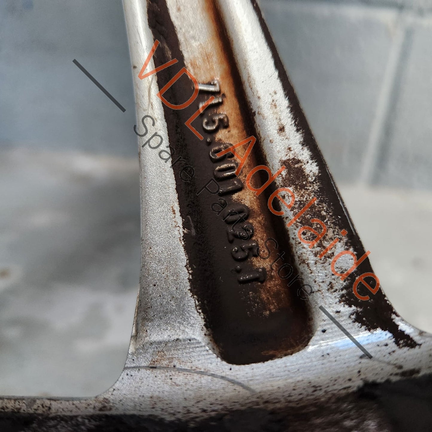 955362156009A1 7L6601025T 1x Porsche Cayenne 9PA 955 957 Turbo / GTS 21 x 10 Sport Design Alloy Rim Wheel #01 95536215600