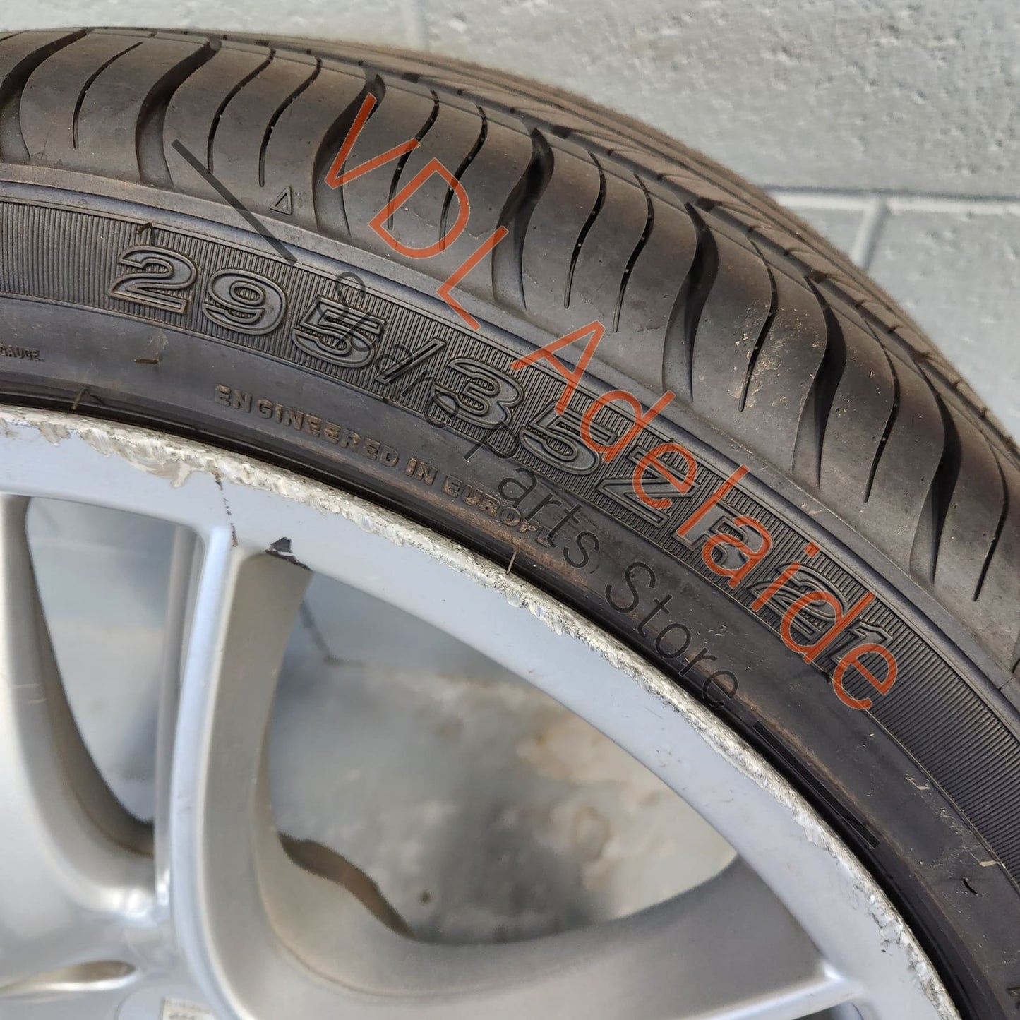 955362156009A1 7L6601025T 1x Porsche Cayenne 9PA 955 957 Turbo / GTS 21 x 10 Sport Design Alloy Rim Wheel #01 95536215600