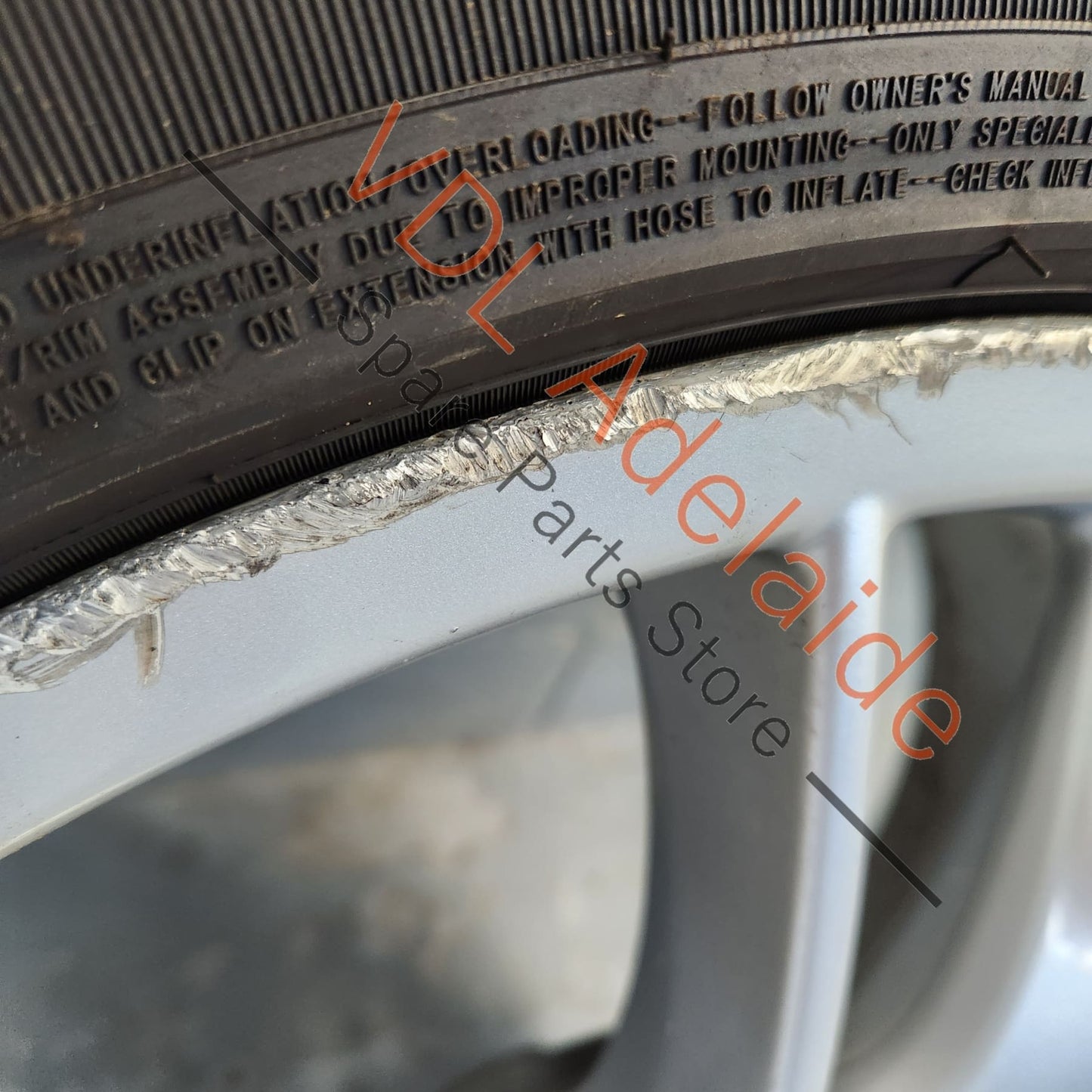 955362156009A1 7L6601025T 1x Porsche Cayenne 9PA 955 957 Turbo / GTS 21 x 10 Sport Design Alloy Rim Wheel #01 95536215600