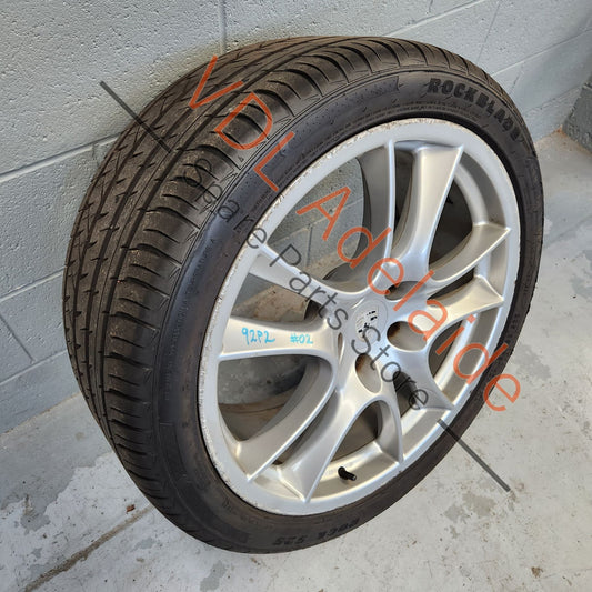 955362156009A1 7L6601025T 1x Porsche Cayenne 9PA 955 957 Turbo / GTS 21 x 10 Sport Design Alloy Rim Wheel #02 95536215600