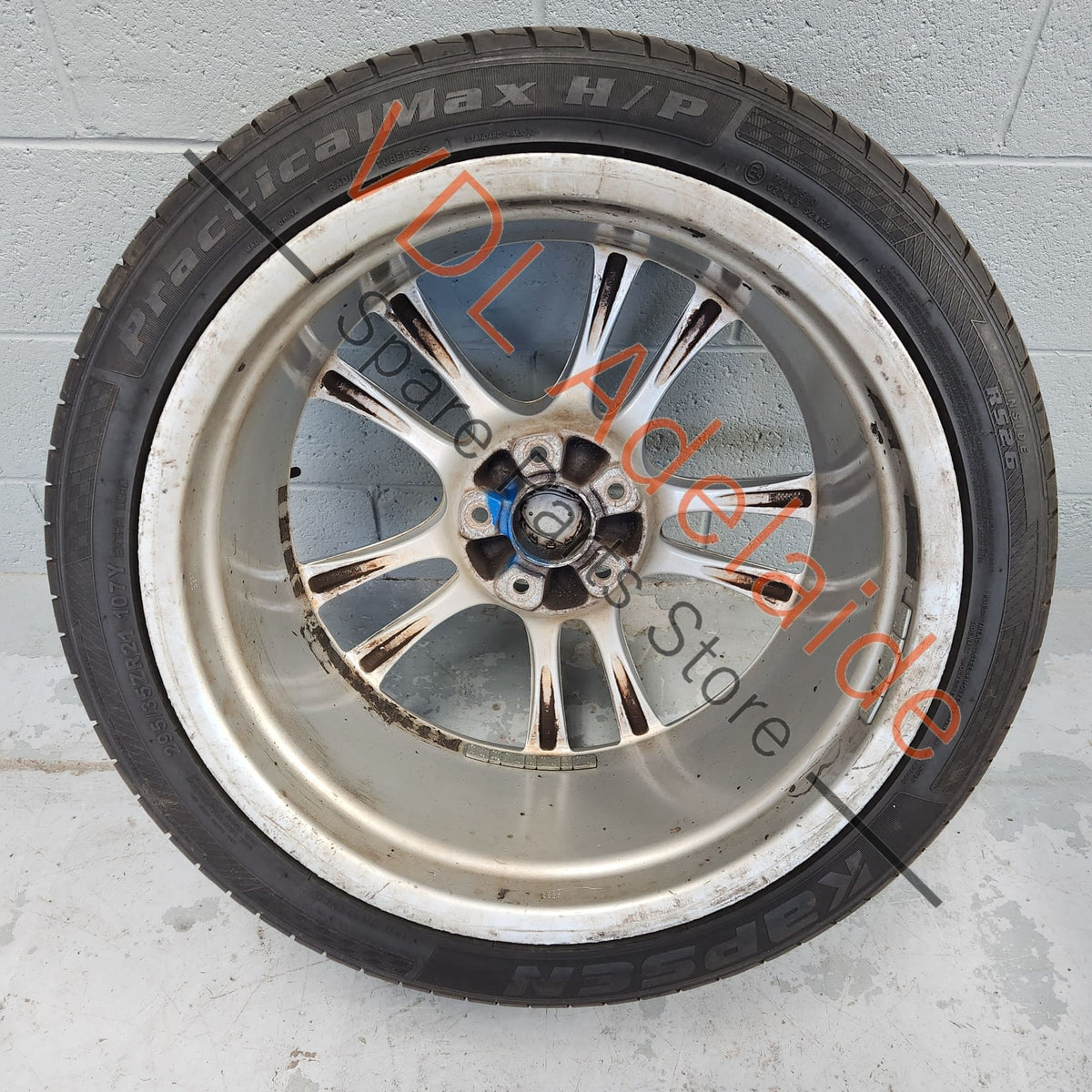 955362156009A1 7L6601025T 1x Porsche Cayenne 9PA 955 957 Turbo / GTS 21 x 10 Sport Design Alloy Rim Wheel #04 95536215600