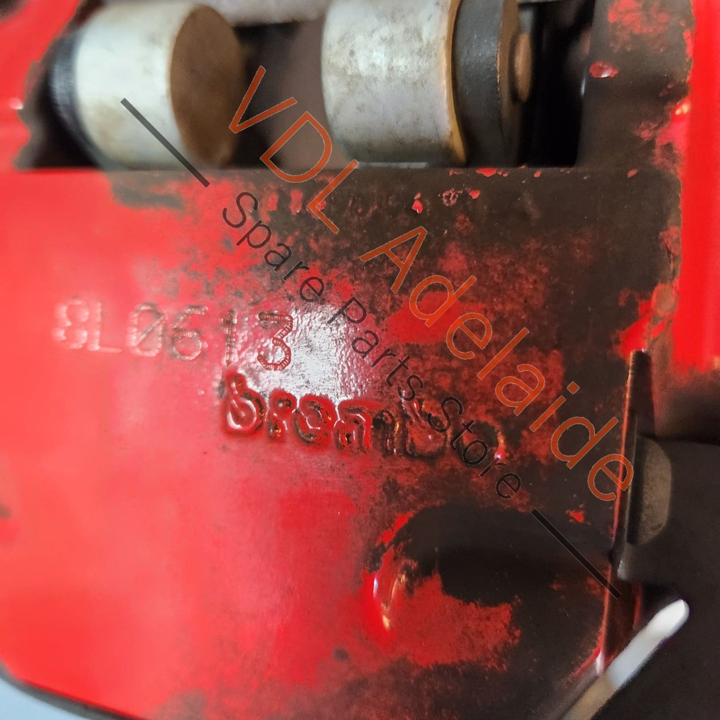 95535242151 95535242251 Pair of Porsche Cayenne GTS Rear Brembo 4x Piston Brake Calipers 18ZR Suit 330mm x28mm Rotor