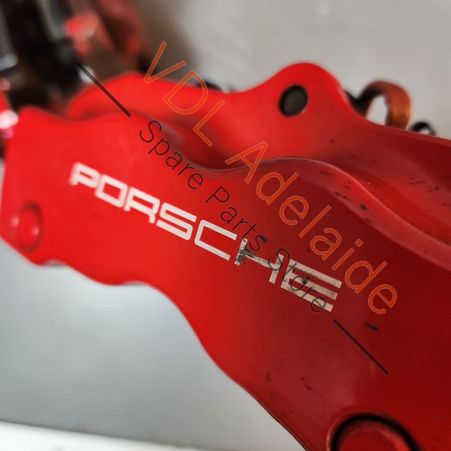 95535242151 95535242251 Pair of Porsche Cayenne GTS Rear Brembo 4x Piston Brake Calipers 18ZR Suit 330mm x28mm Rotor