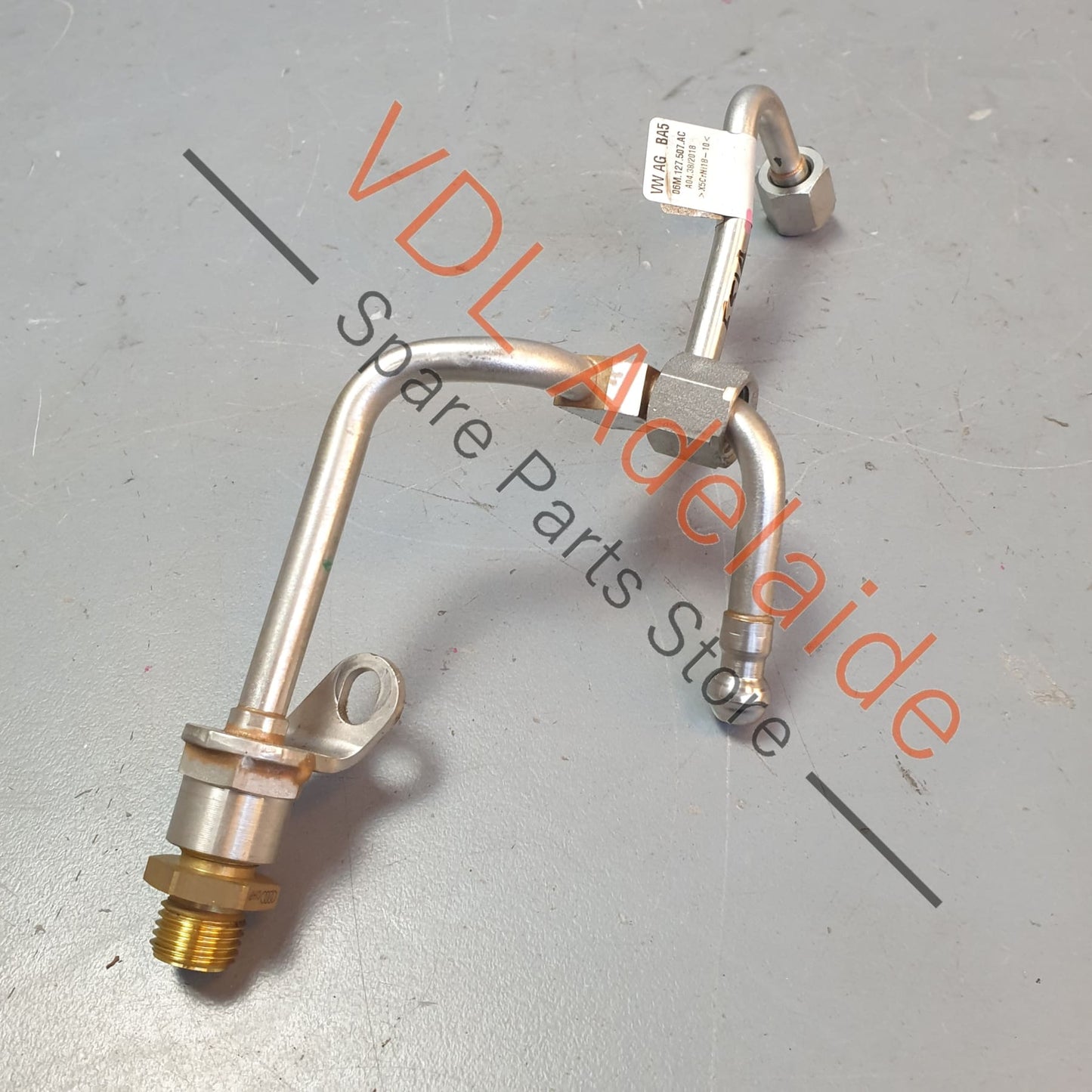 06M127507AC, 06J127065C, , , Audi RS4 RS5 High Pressure Fuel Supply Line Pipe & Union 06M127507AC 06J127065C