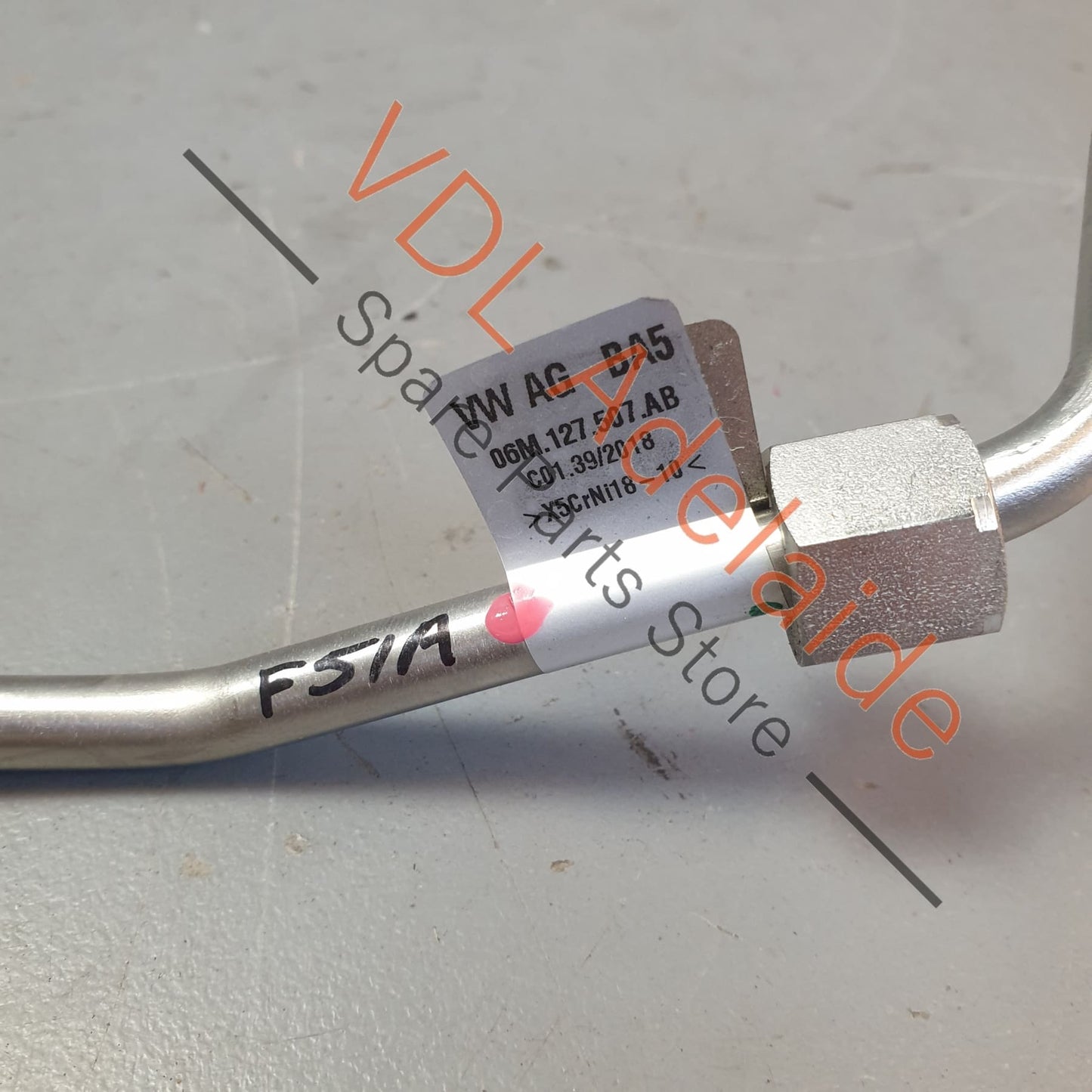 06M127507AC Audi RS4 RS5 High Pressure Fuel Supply Line Pipe 06M127507AB