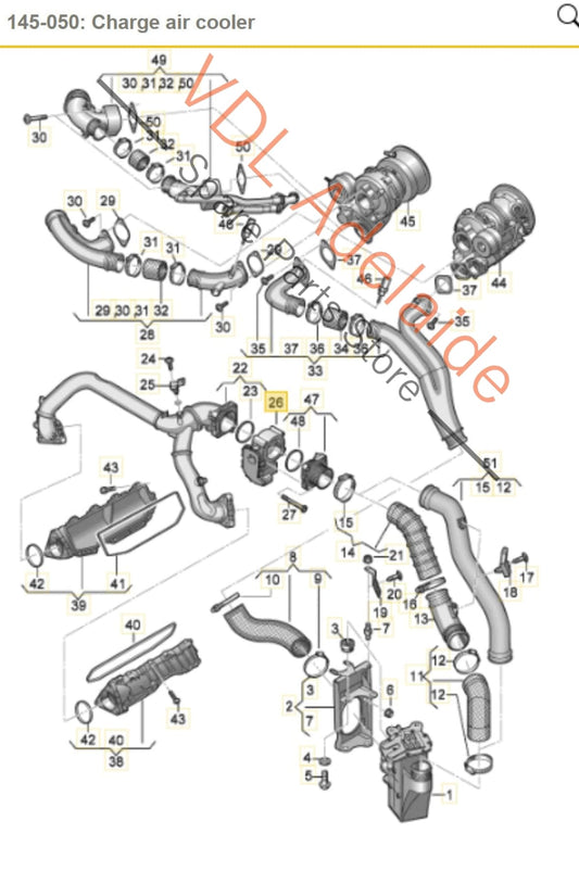 06M133062H 06M133062L Audi RS5 2.9L V6 Throttle Valve Flap Butterfly 06M133062H 06M133062L