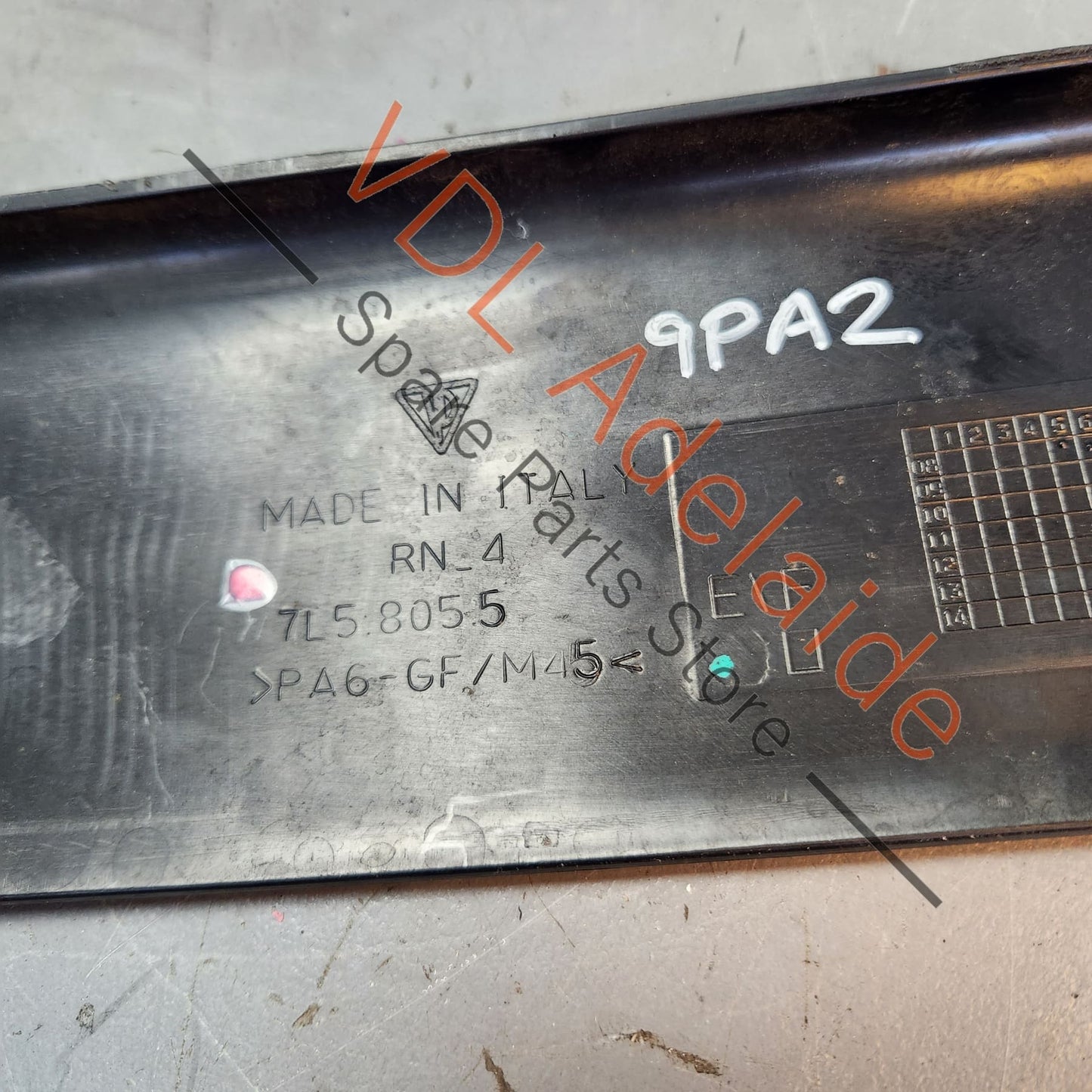 955504503029B9, 9555045030101C, , , Porsche Cayenne 955 957 Engine Bay Trim Rear 955504503029B9