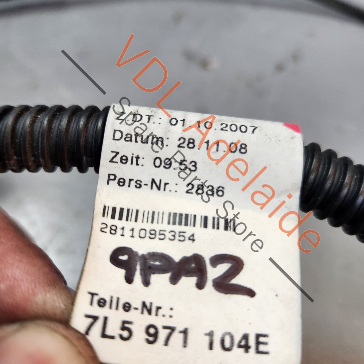 7L5971104E Porsche Cayenne 9PA Rear bumper wiring harness for PDC Parking sensors 7L5971104E